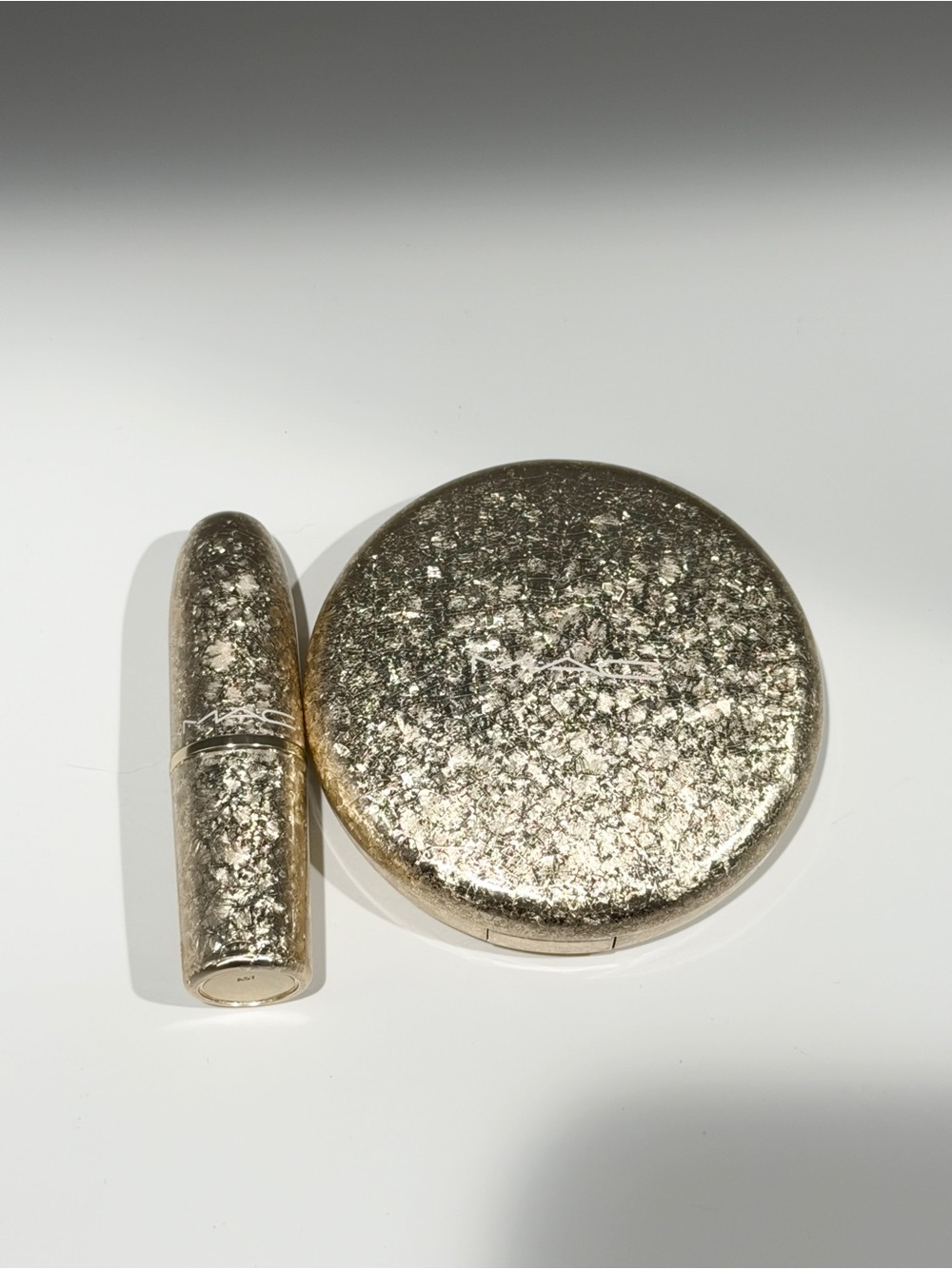 NIB LE MAC Snow Ball Holiday Lipstick & Powder - Picture 2 of 6